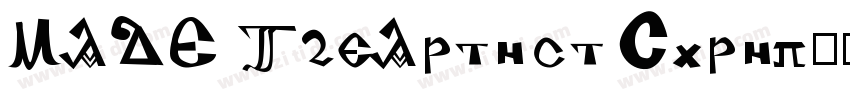 MADE TheArtist Scrip字体转换